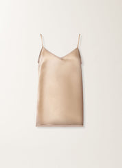 Liquid satin lingerie top