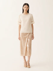 Crepe de chine top