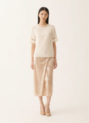 Crepe de chine top