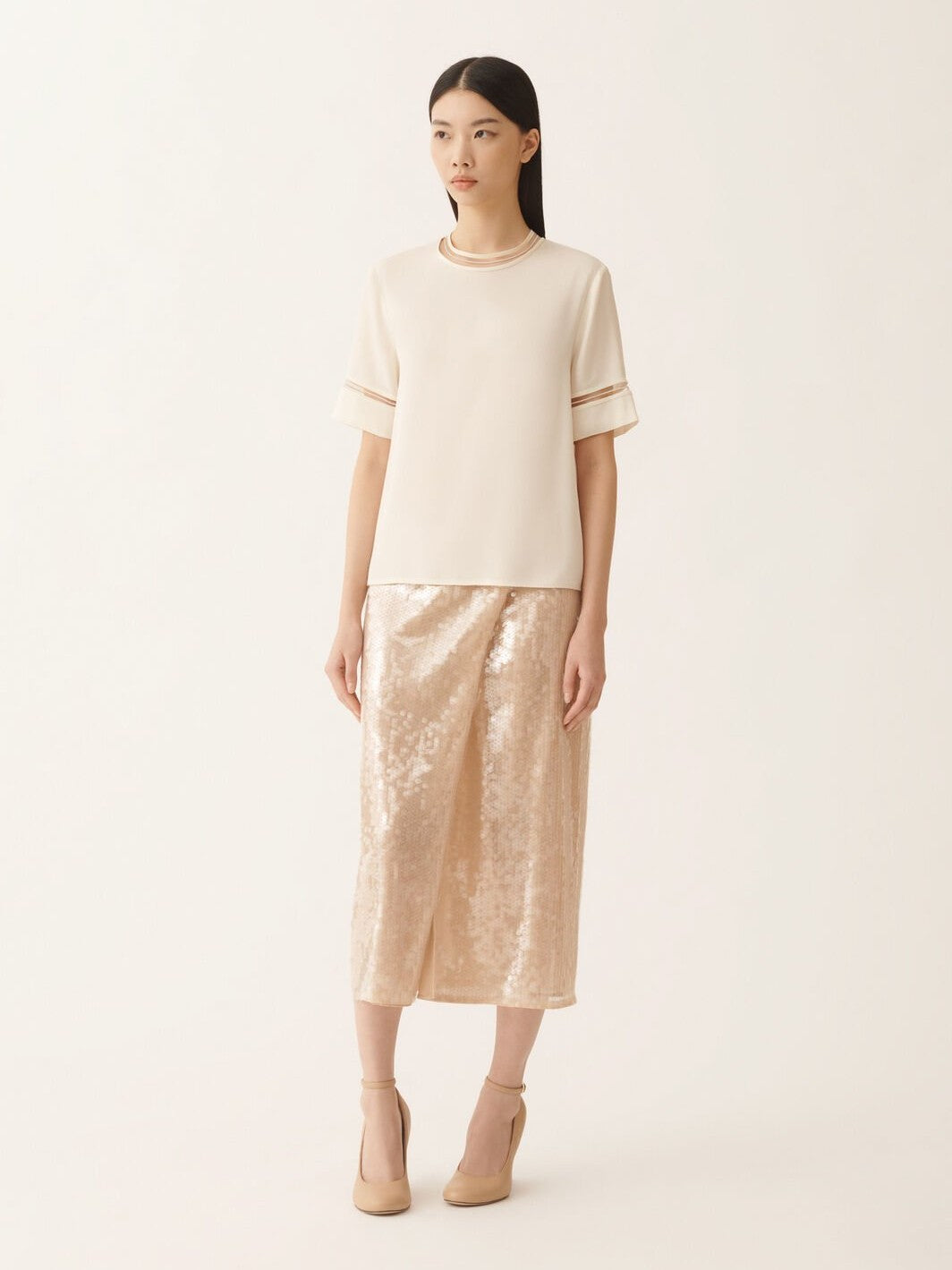 Crepe de chine top
