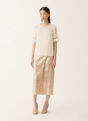 Crepe de chine top