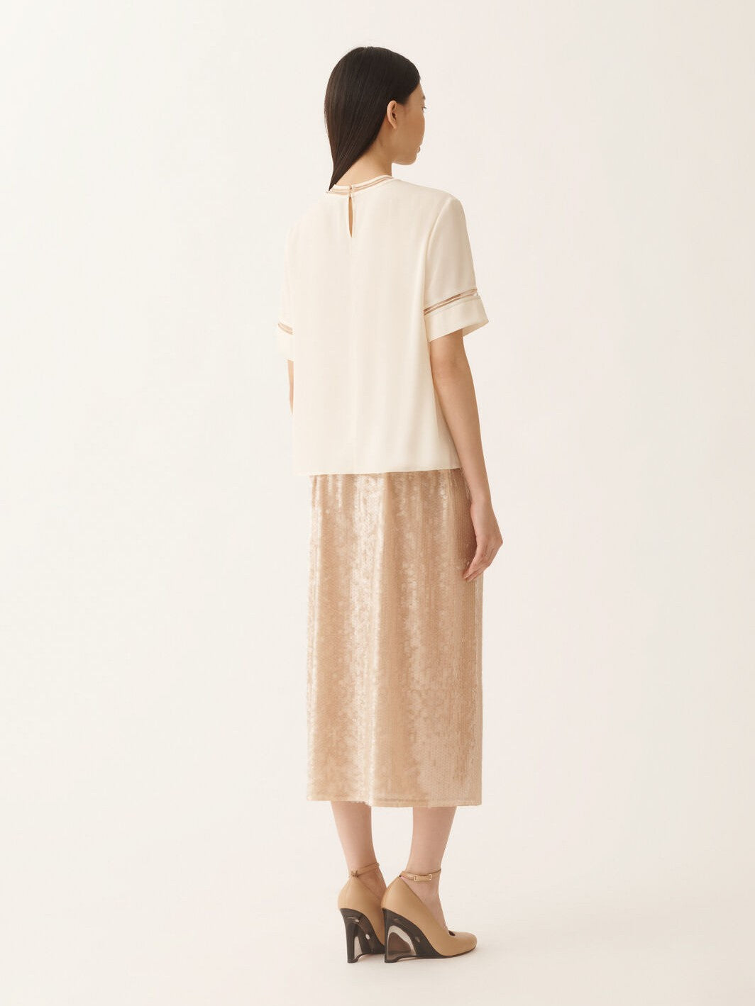 Crepe de chine top