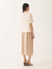 Crepe de chine top