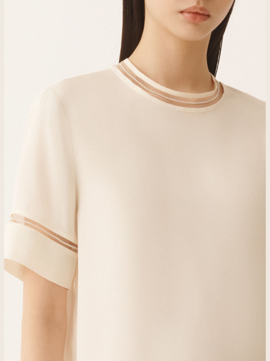 Crepe de chine top