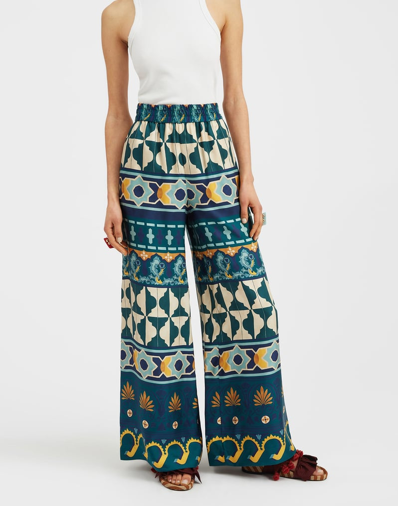 PALAZZO PANTS SILK TWILL CASAREALE PLACÉE