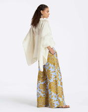 Palazzo Pants Tangle Light Blue in Silk Twill