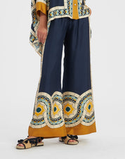 PALAZZO PANTS (PLACÉE) SILK TWILL PLA MUDEJAR PLAC