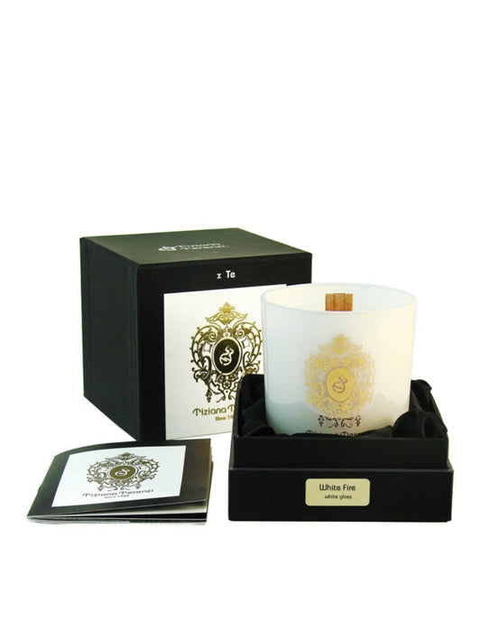 White fire candle