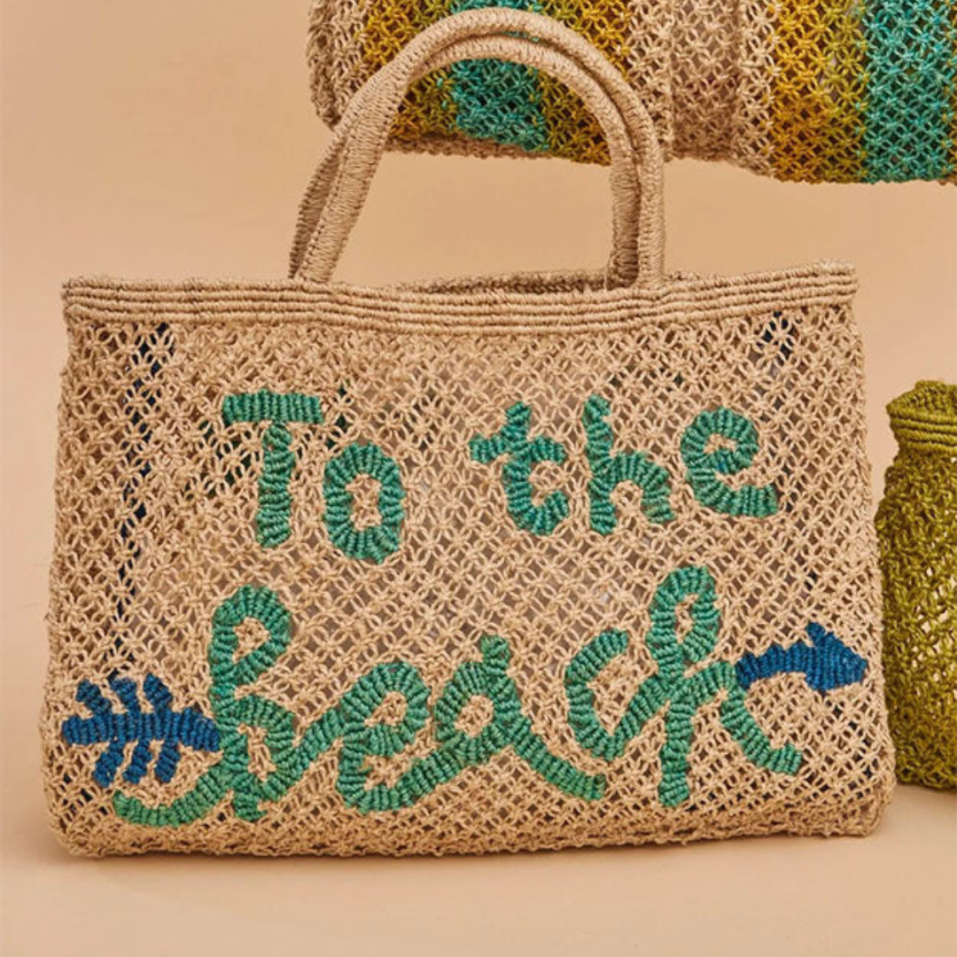 TO THE BEACH JUTE BAG