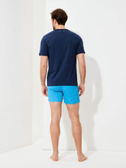 Men organic cotton t-shirt solid