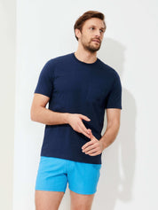 Men organic cotton t-shirt solid