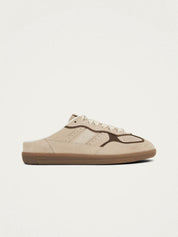 Tb.490 mule cream leather sneakers