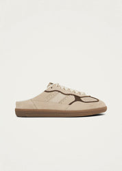 TB.490 MULE CREAM LEATHER SNEAKERS