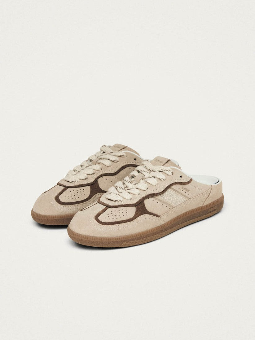 Tb.490 mule cream leather sneakers