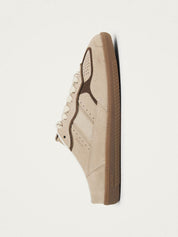 Tb.490 mule cream leather sneakers