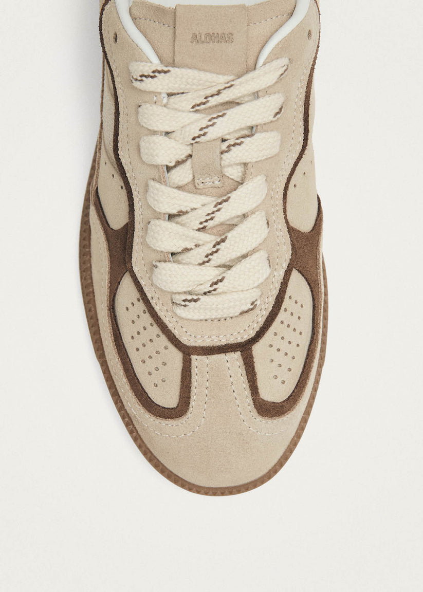 TB.490 MULE CREAM LEATHER SNEAKERS