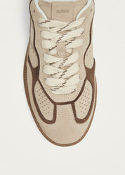 TB.490 MULE CREAM LEATHER SNEAKERS