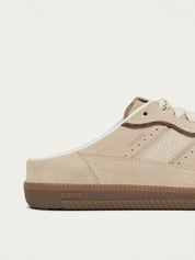 Tb.490 mule cream leather sneakers