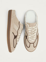 Tb.490 mule cream leather sneakers