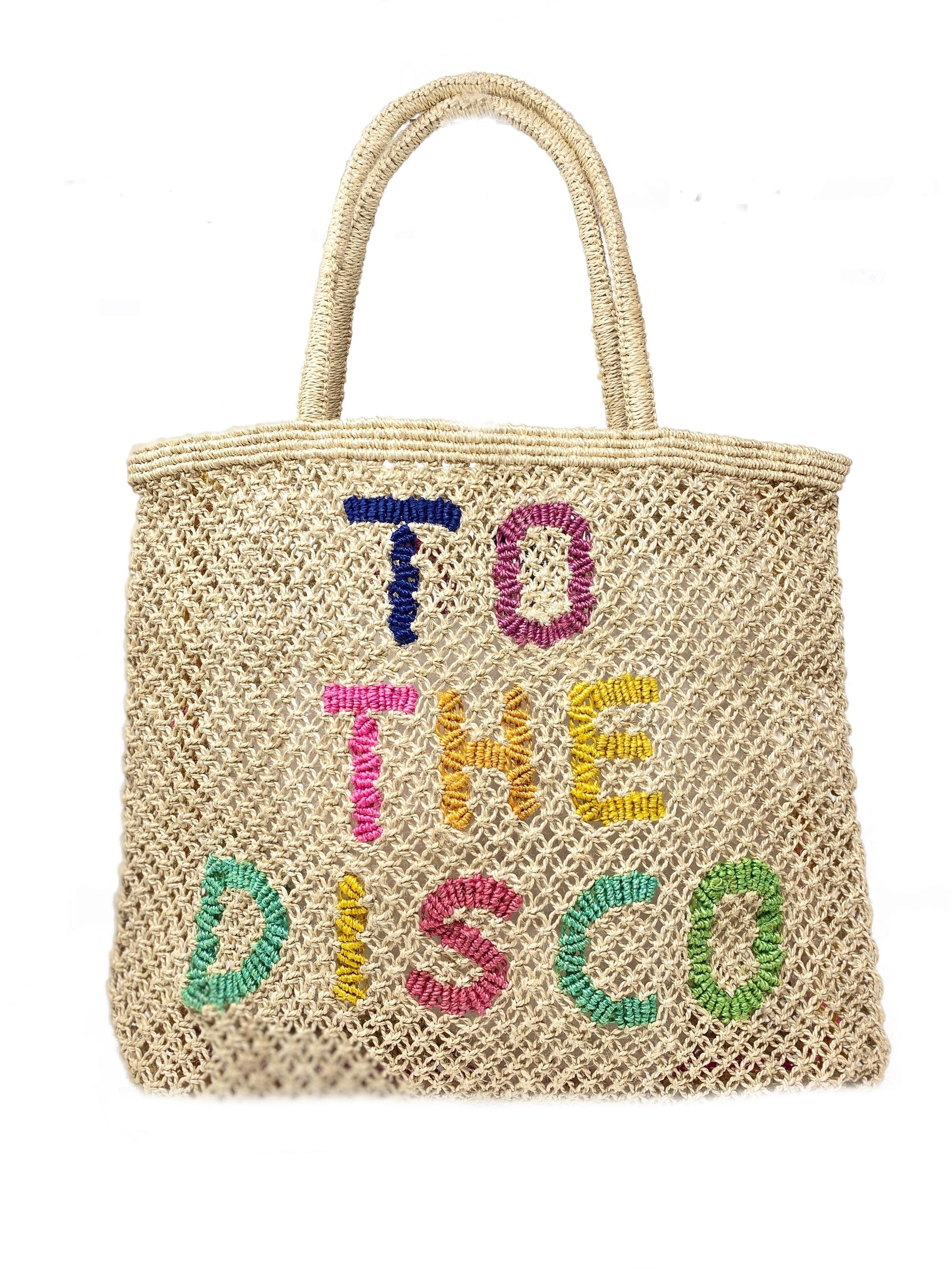 To the disco jute bag