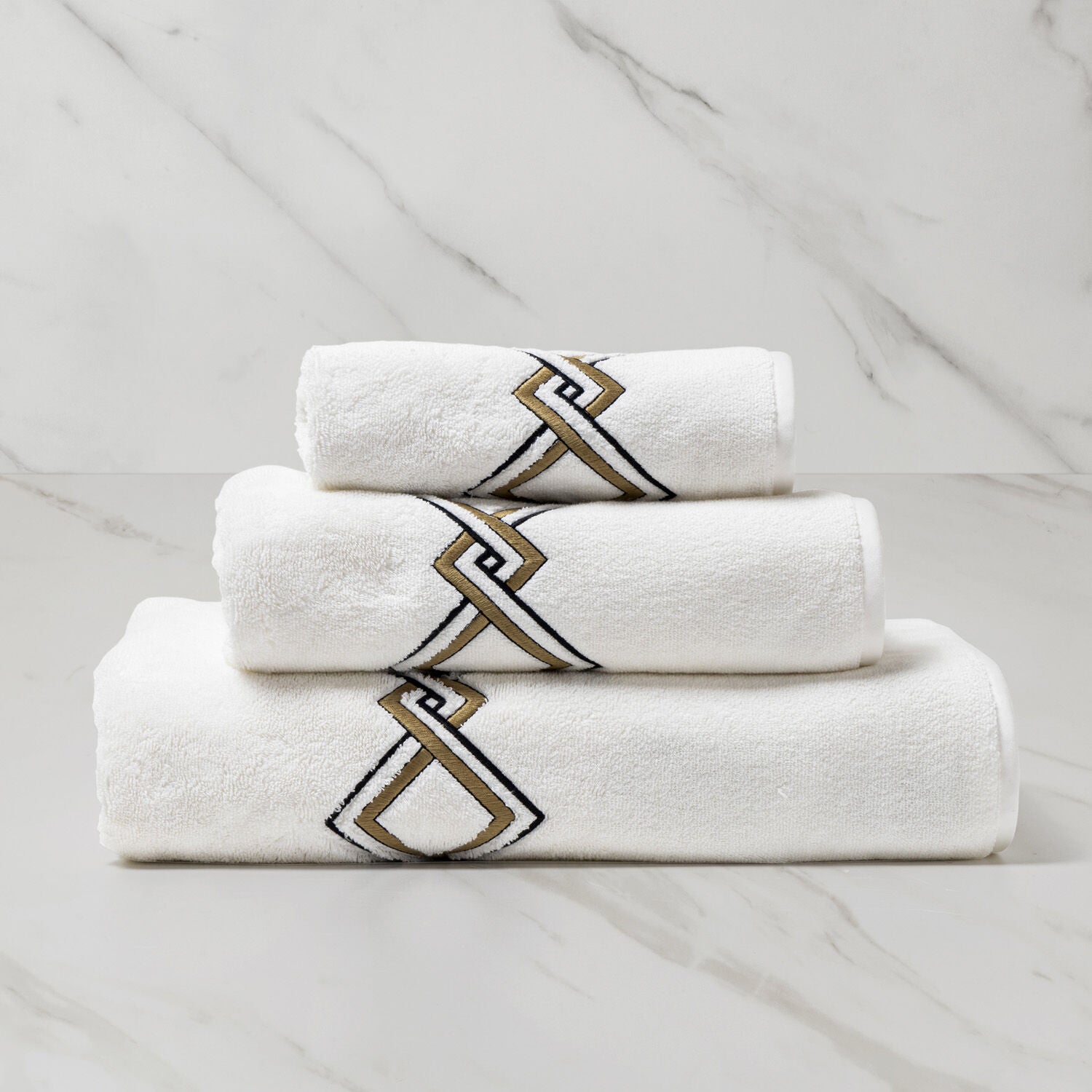 TWIST EMBROIDERY 5 PC TOWEL SET