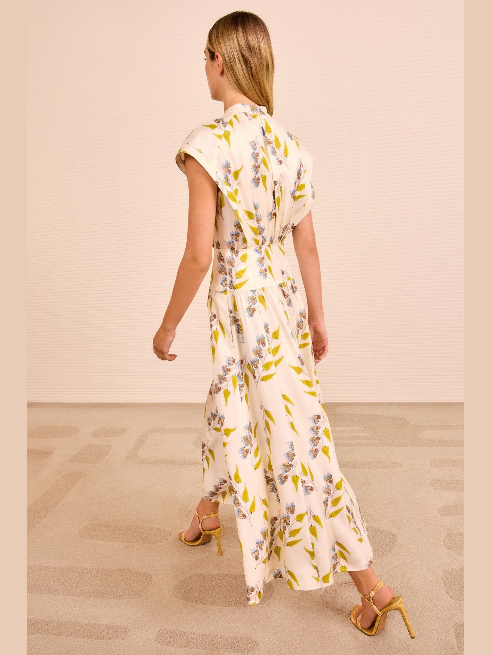 Lausanne Button Up Dress - Infinite Flower