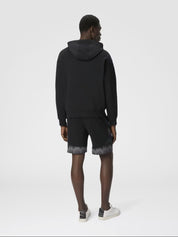 FLEECE SHORTS WITH ZIGZAG INSERT
