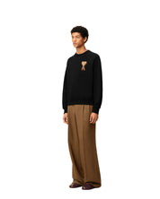 Black Cotton Ami De Coeur Sweatshirt