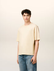 Tshirt with tonal embossed ami de coeur