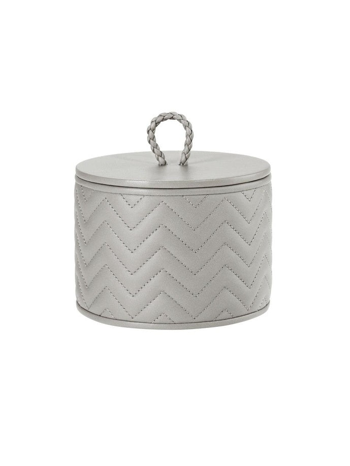 Riviere jana herringbone round box small