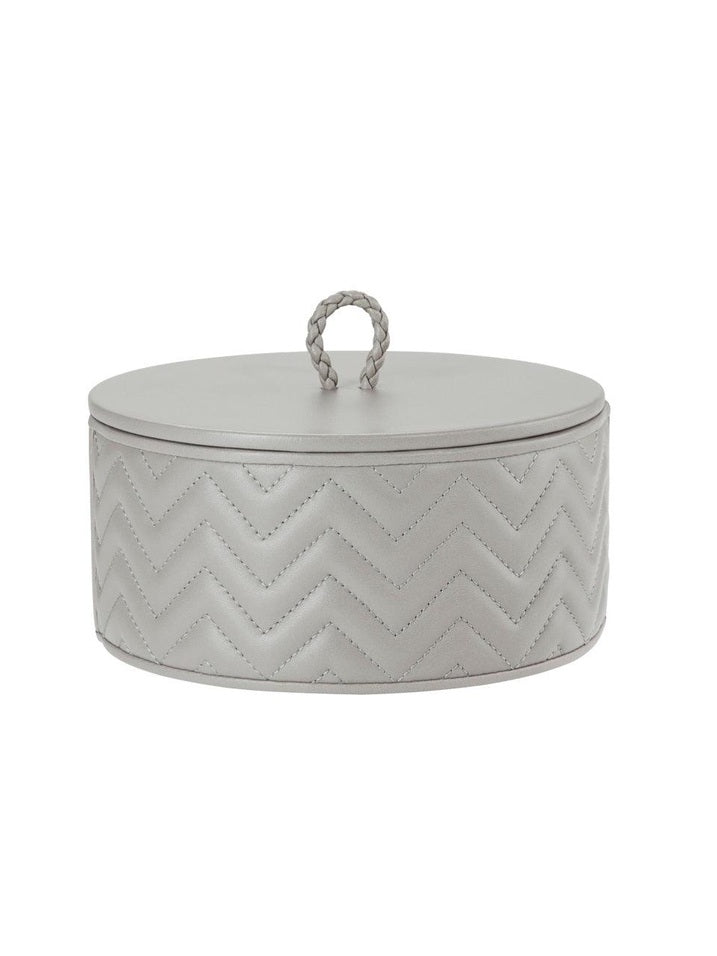 Riviere jana herringbone round box medium