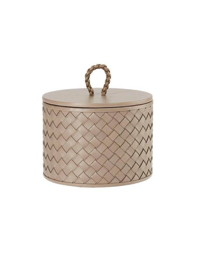 Riviere jana handwoven round box small