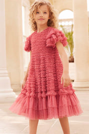 VIVI RUFFLE KIDS DRESS