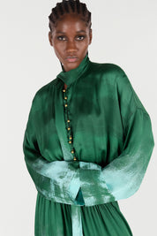 Pure Silk Shirt Dress