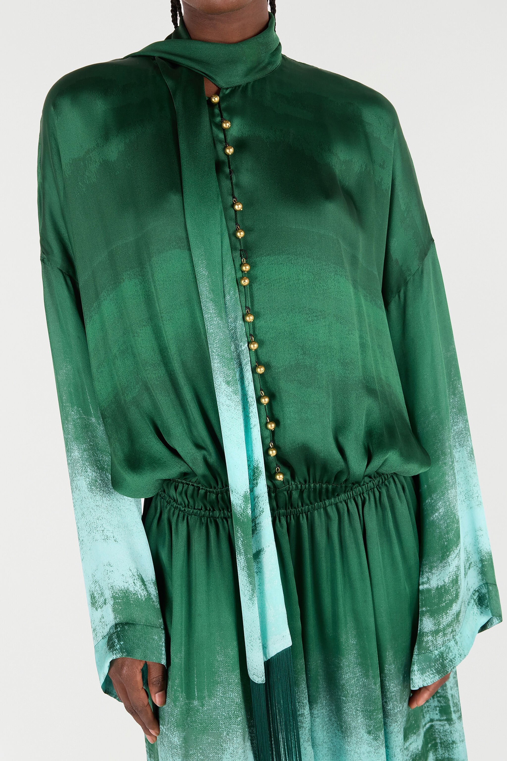 Pure Silk Shirt Dress