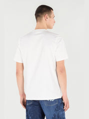 T-shirt with mirror snake monogram