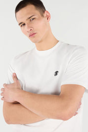 T-SHIRT WITH MIRROR SNAKE MONOGRAM