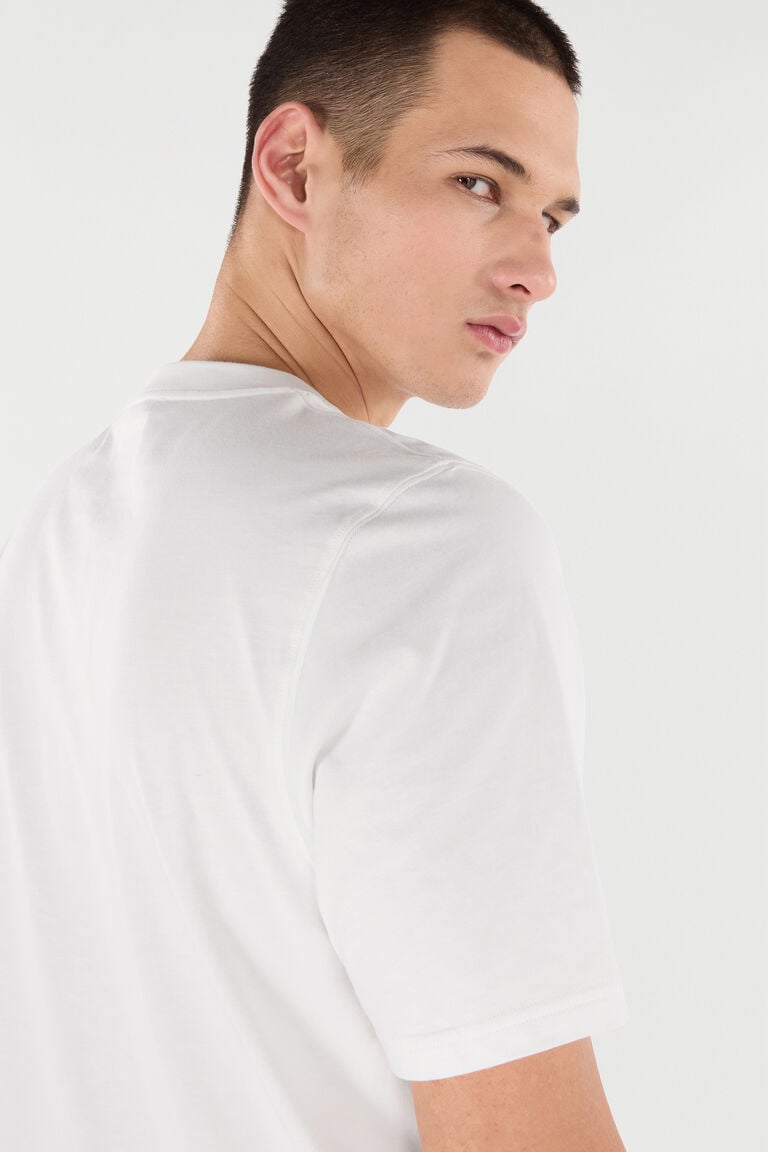 T-SHIRT WITH MIRROR SNAKE MONOGRAM