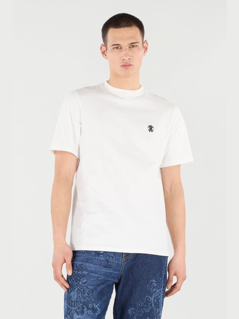 T-shirt with mirror snake monogram