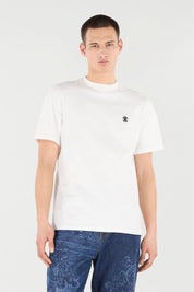 T-SHIRT WITH MIRROR SNAKE MONOGRAM