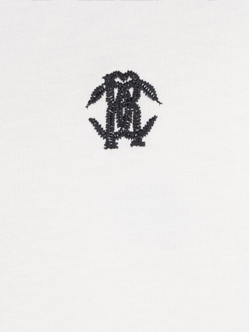 T-shirt with mirror snake monogram