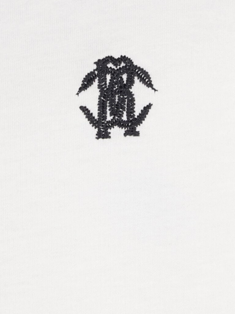 T-shirt with mirror snake monogram