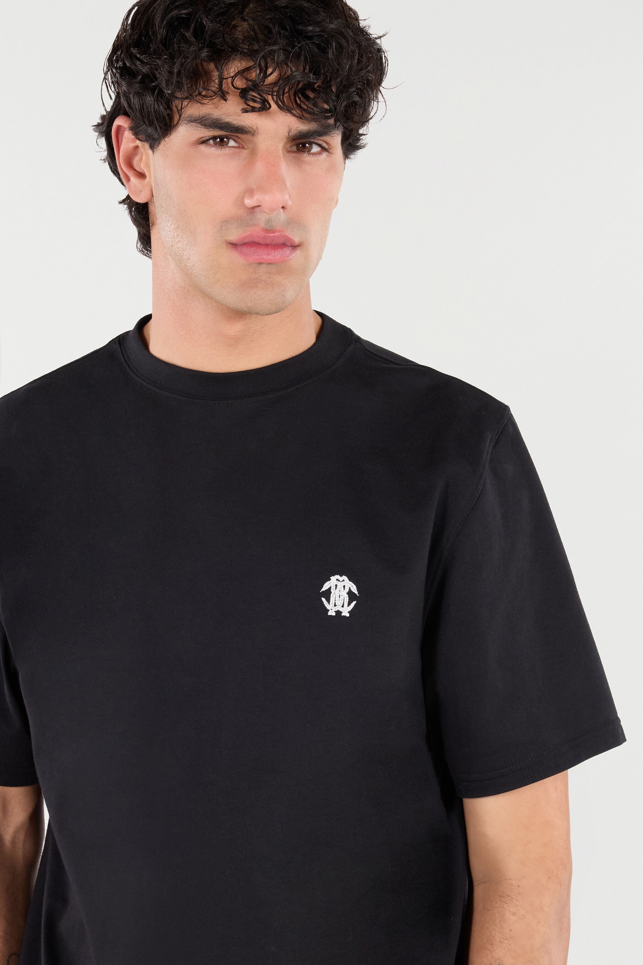 T-SHIRT WITH MIRROR SNAKE MONOGRAM