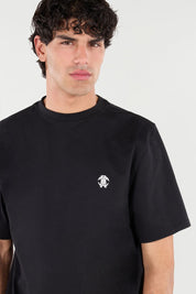 T-SHIRT WITH MIRROR SNAKE MONOGRAM