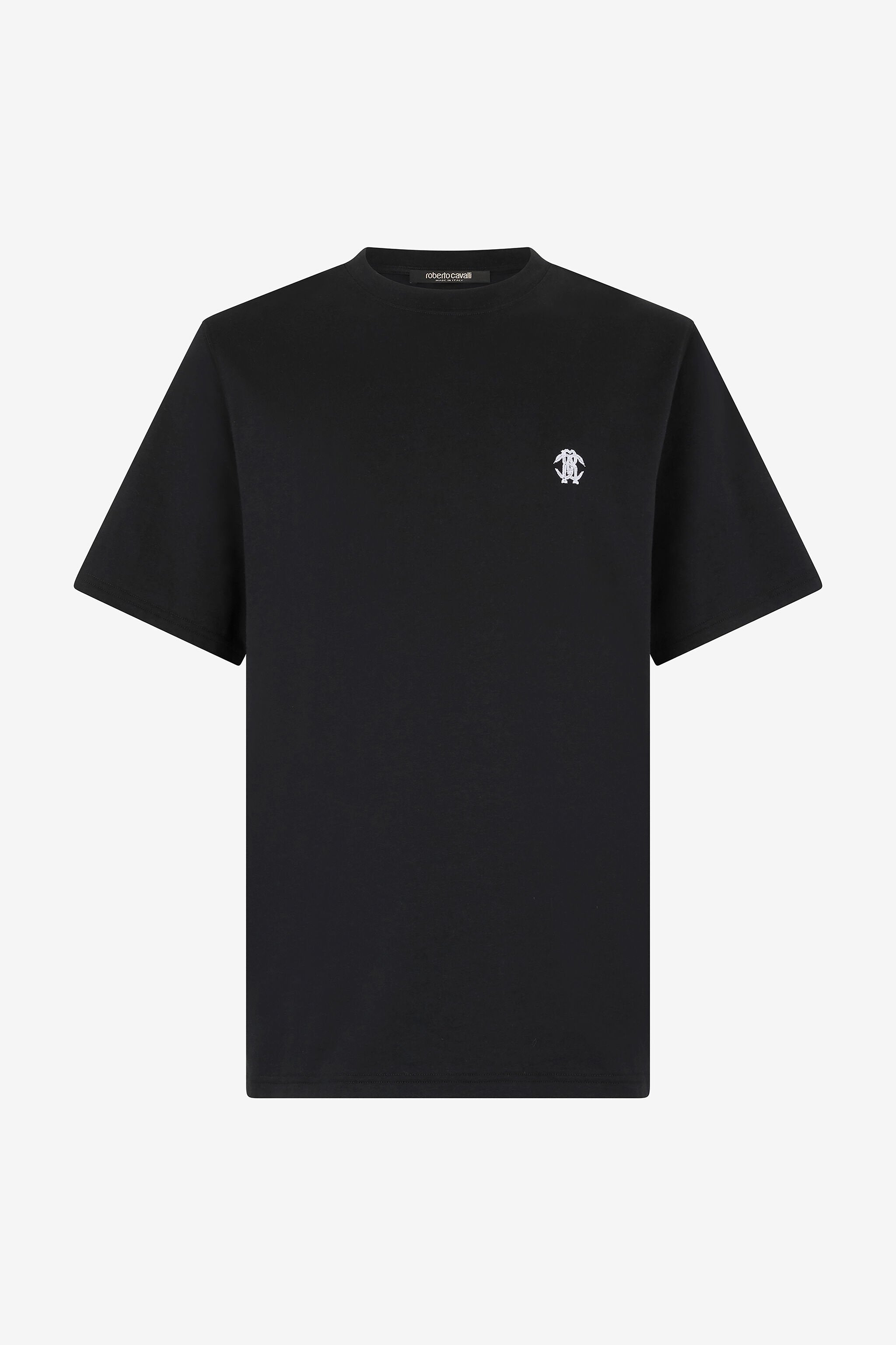 T-SHIRT WITH MIRROR SNAKE MONOGRAM