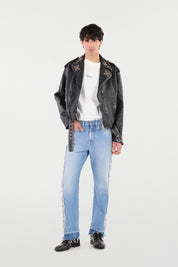 EMBROIDERED LOGO COTTON T-SHIRT