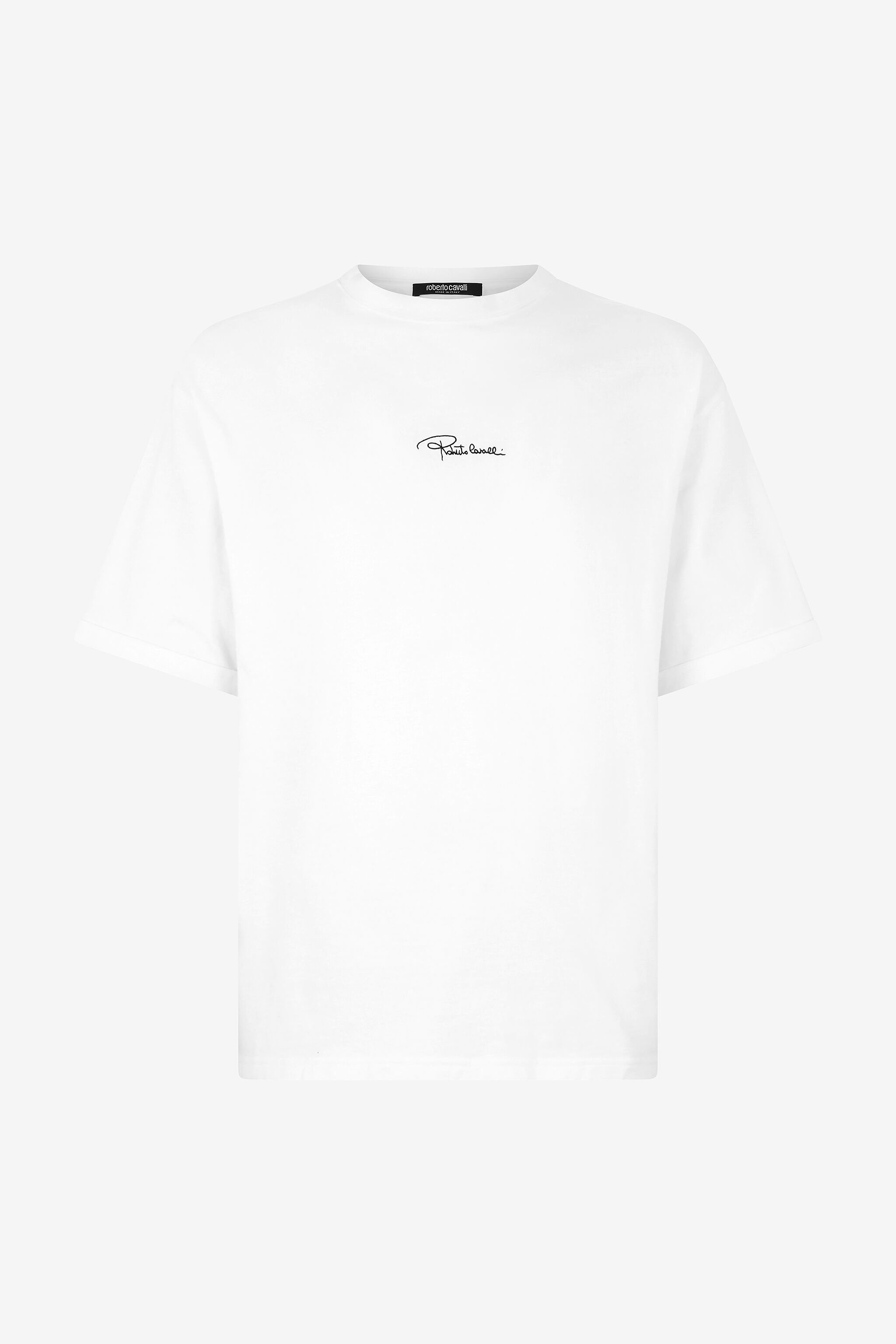 EMBROIDERED LOGO COTTON T-SHIRT