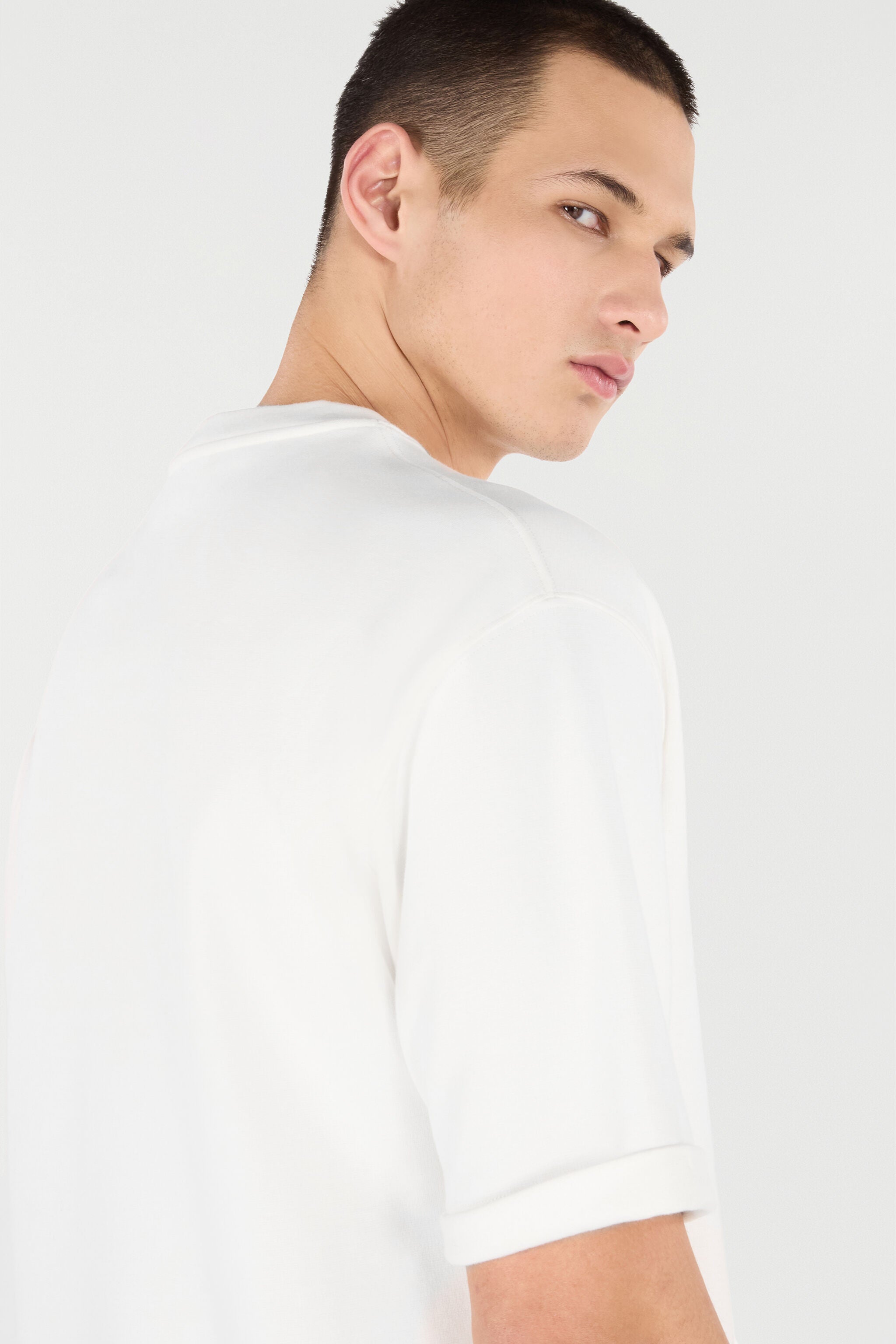 T-SHIRT WITH EMBROIDERED LOGO