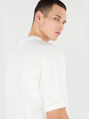 T-shirt with embroidered logo