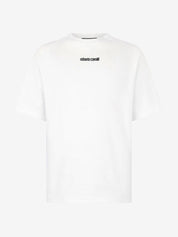 T-shirt with embroidered logo